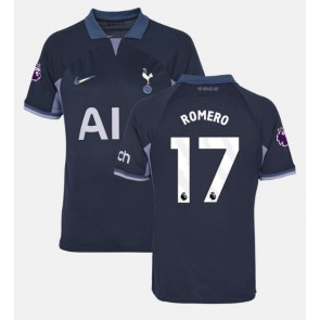 Maillot de foot Tottenham Hotspur Cristian Romero #17 Extérieur 2023-24 Manches Courte